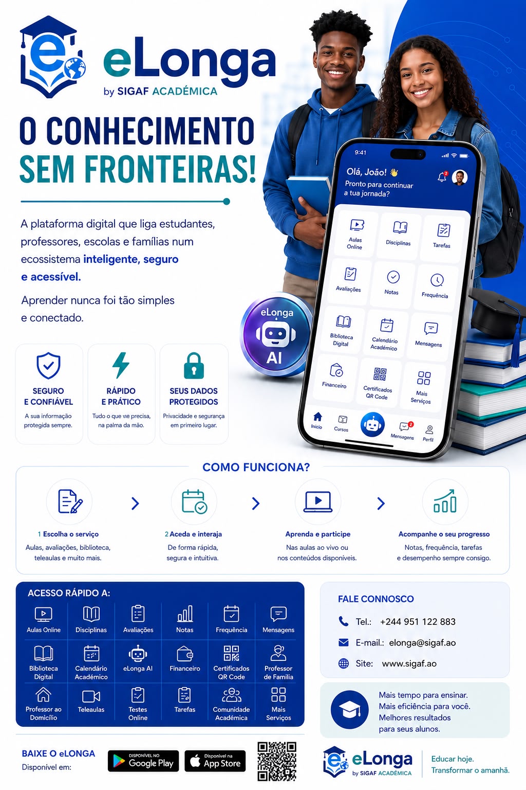 eLonga — plataforma SIGAF ACADÉMICA