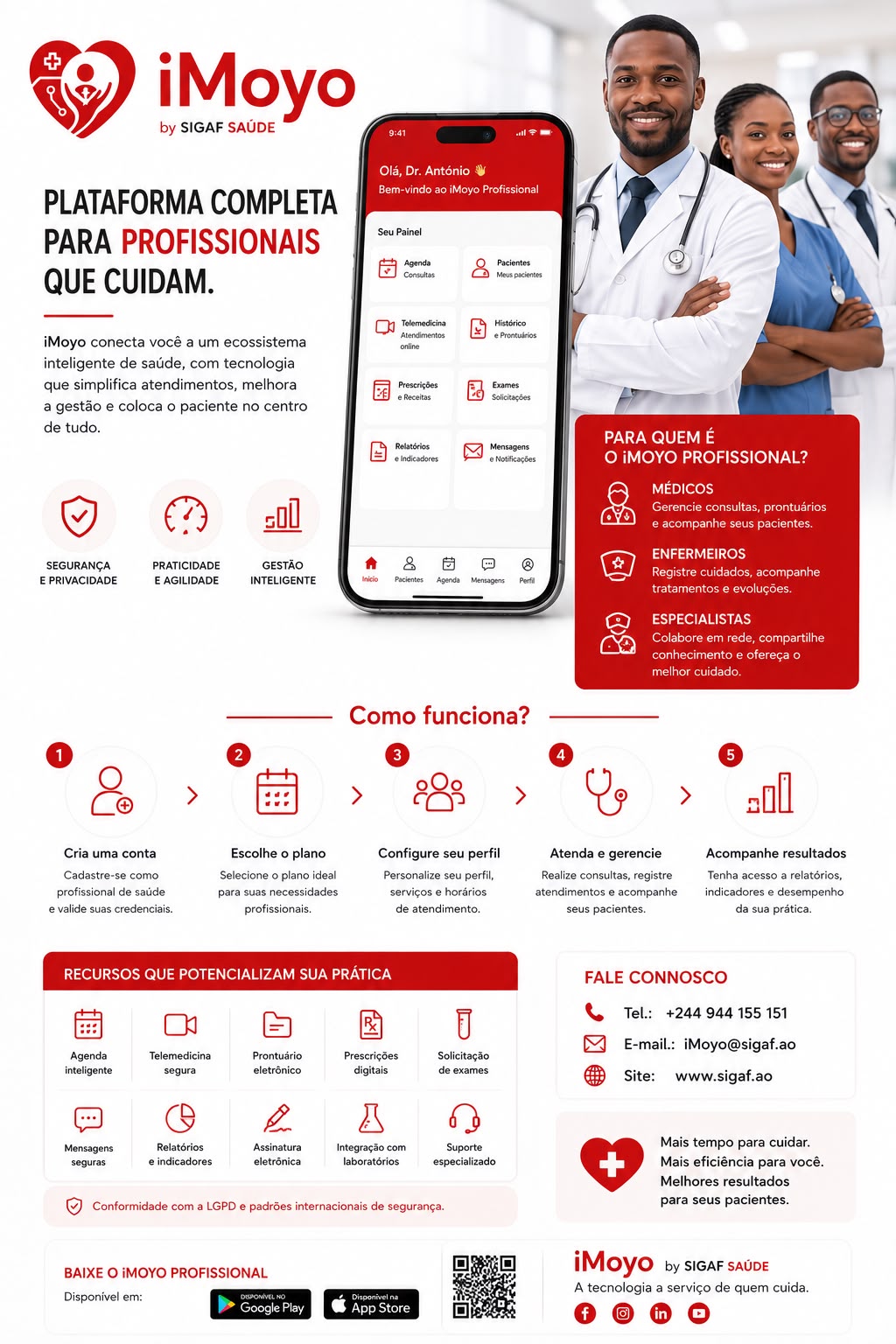 iMoyo — plataforma SIGAF SAÚDE